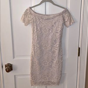 White lace dress